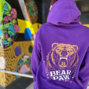 Alternative view of Bear Paw Original My Favorite Purple Hoodie