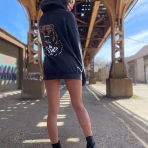 Alternative view of Bear Paw FMA Gray Hoodie Original