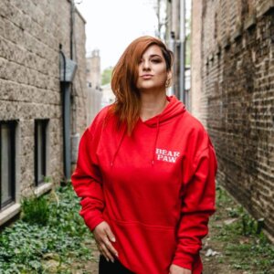 Bear Paw Original Soft Red Cotton Hoodie
